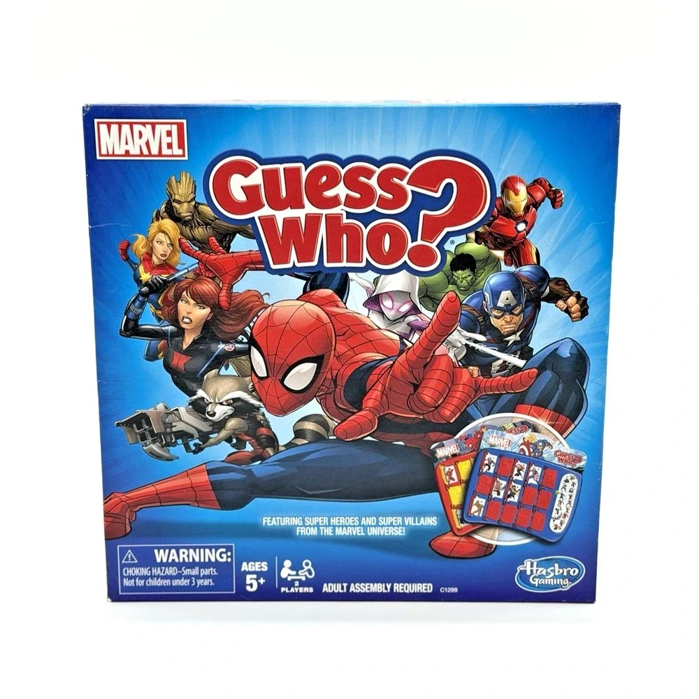 Hasbro Marvel Guess Who?‎ 2015 Superhero Matching Board Game Complete Ages 5+